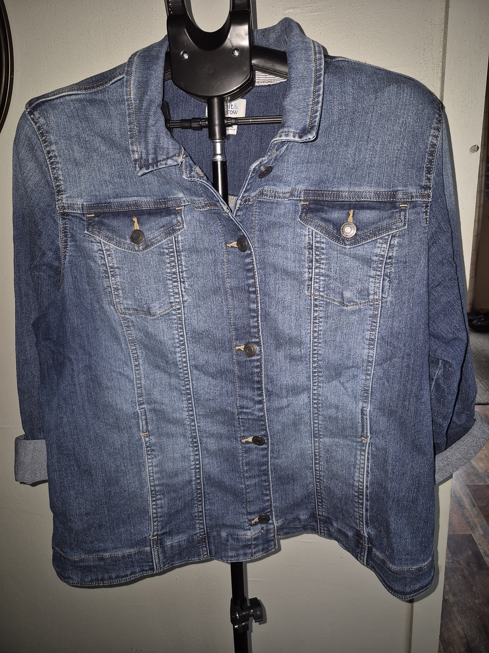 croft & barrow Blue Denim Trucker Jacket